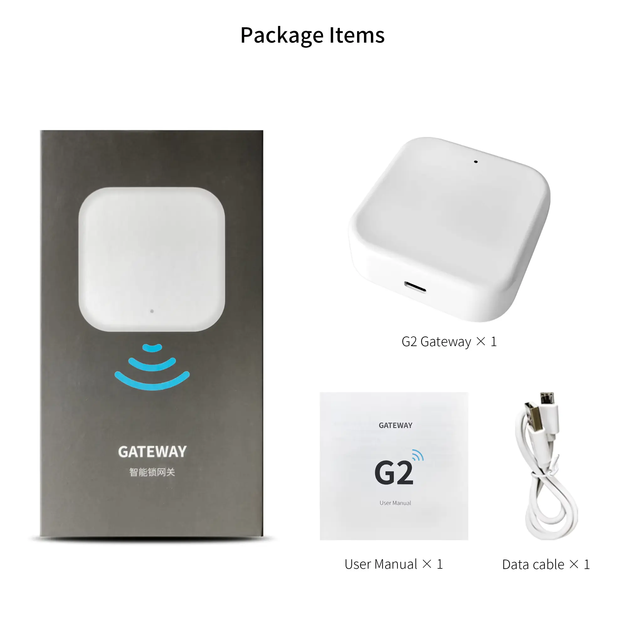 Gateway G2 — obsah balenia